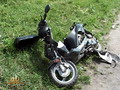 «Seat» сбил скутер в Житомирской области. 4 человека пострадали. ФОТО
