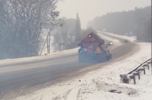 На двох трасах на Житомирщині через негоду обмежили рух вантажівок
