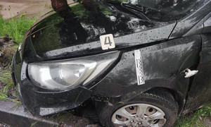 Під Житомиром працівник автомийки розбив чужий Hyundai, який залишили для чистки салону
