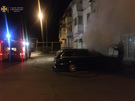 За добу в Житомирській області горіли 4 автомобілі, два з яких належать одному власнику