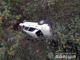 На Житомирщині двоє хлопців викрали ВАЗ з чужого гаража, але дорогою не впорались з керуванням і перекинулись в кюветі