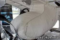 Американские разработчики встроили подушку безопасности в крышу автомобиля
