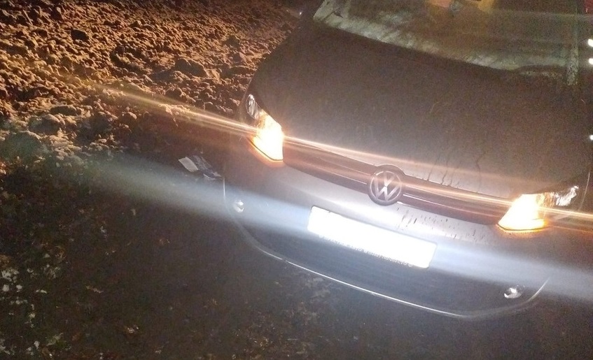 На Житомирщині рятувальники вночі витягували з багнюки Volkswagen, в якому було троє малих дітей