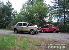 У Житомирській області зіткнулись два ВАЗи: травми отримали водії та 7-річний хлопчик