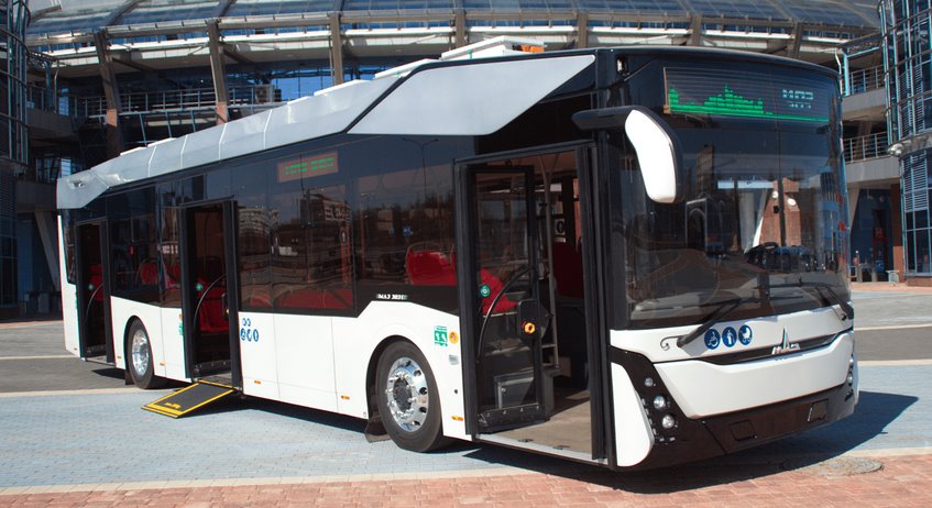 Белорусский МАЗ представил свой первый электробус